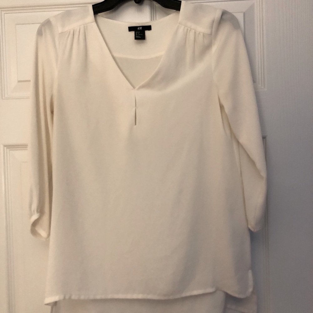 White H&M blouse
